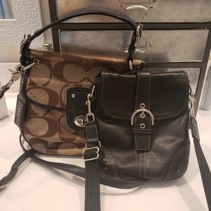 2 coach crossbody bags